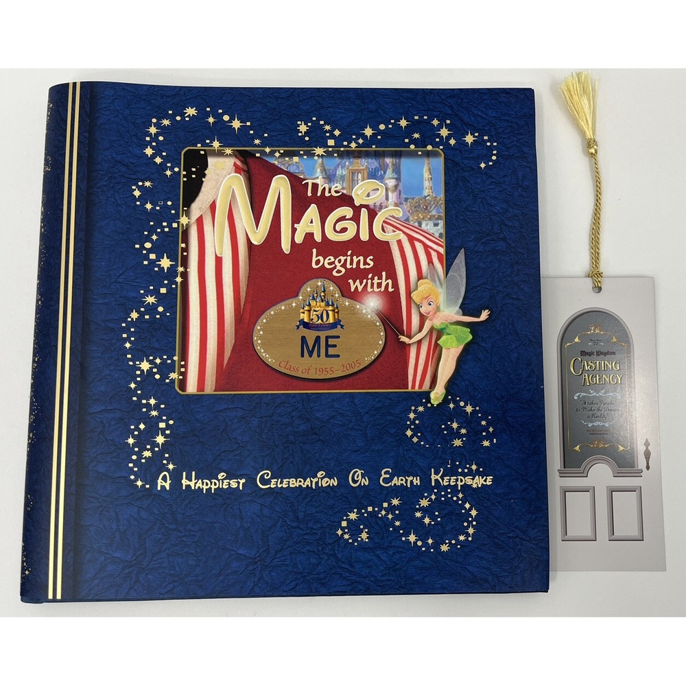 Disney The Magic Begins With Me Book 50th Anniversary 2005 Cast Exclusive